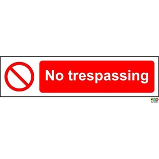 Picture of No Trespassing Sign