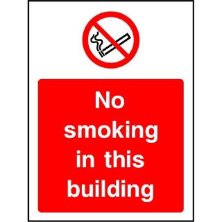 Picture of "No Smoking In This Building" Sign 