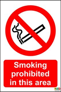 Picture of Smoking prohibited in this area