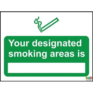 Picture of Your Designated Smoking Areas Is Sign 