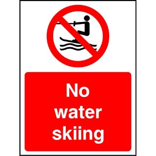 Picture of "No Water Sking" Sign