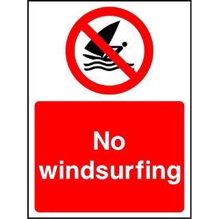 Picture of "No Windsurfing" Sign