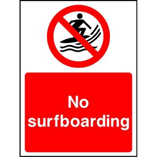 Picture of "No Surfboarding" Sign