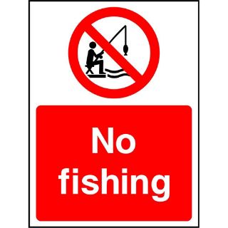 Picture of "No Fishing" Sign