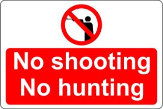 Picture of No shooting - No hunting 
