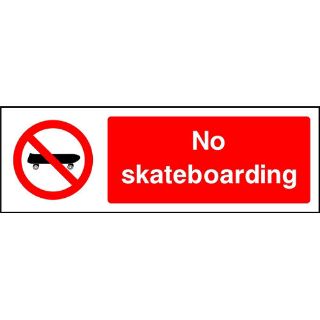Picture of "No Skateboarding" Sign 