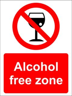 Picture of Alcohol Free zone
