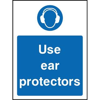 Picture of "Use Ear Protectors" Sign 