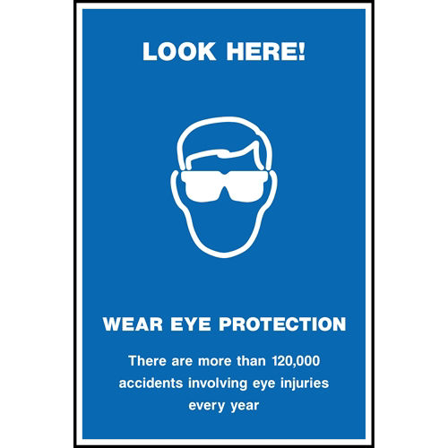 KPCM. "Look Here- Wear Eye Protection- There Are More Than 120,000 Accidents Involving Eye ...