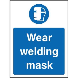 Picture of "Wear Welding Mask" Sign 