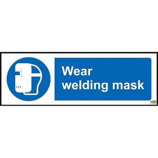 Picture of Wear Welding Mask Safety Sign