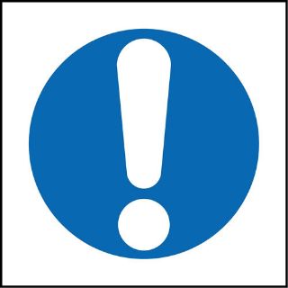 Picture of "Attention Picture Symbol" Sign 