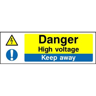 Picture of "Danger-High Voltage-Keep Away" Sign 