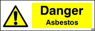 Picture of Warning Danger Asbestos 