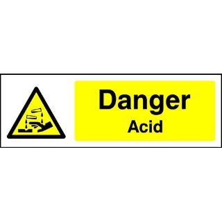 Picture of "Danger- Acid" Sign 