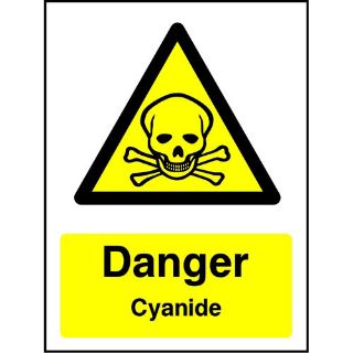 Picture of "Danger Cyanide" Sign 