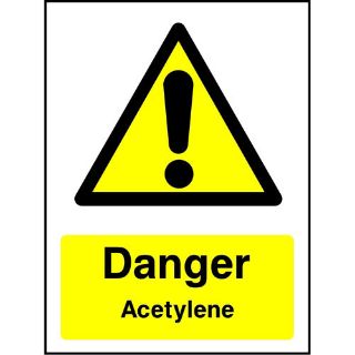 Picture of "Danger- Acetylene" Sign 