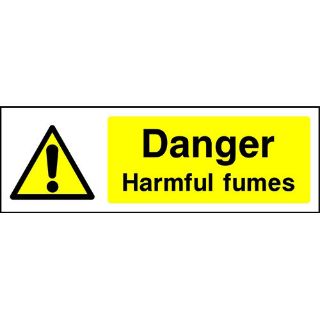 Picture of "Danger- Harmful Fumes" Sign