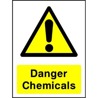 Picture of "Danger Chemicals" Sign