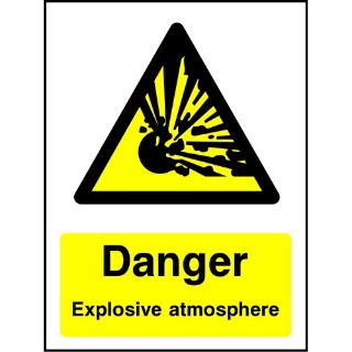 Picture of "Danger Explosive Atmoshere" Sign 
