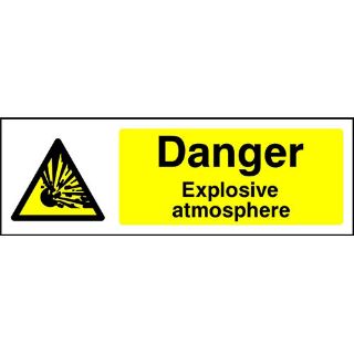 Picture of "Danger Explosive Atmosphere" Sign 