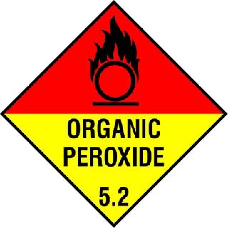 Picture of "Organic Peroxide 5.2" Sign