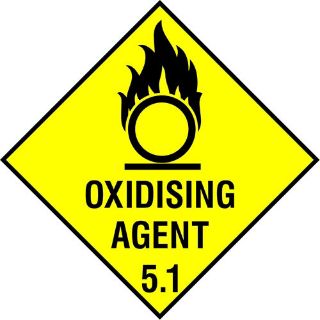 Picture of "Oxidising Agent 5.1" Warning Sign