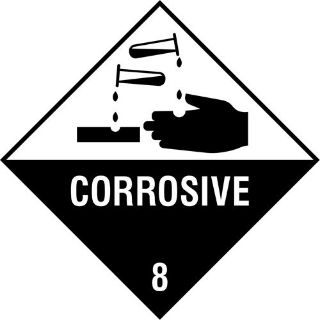 Picture of "Corrosive-8" Sign
