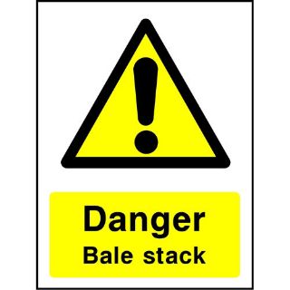 Picture of "Danger Bale Stick" Sign