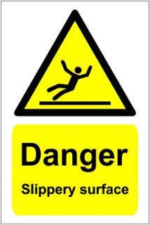 Picture of Danger Slippery Surface