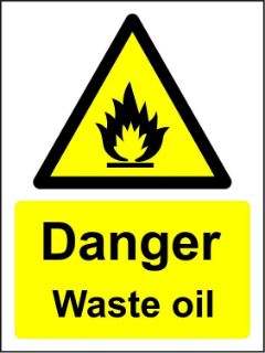 Picture of Danger waste oil