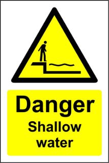Picture of Danger shallow water 