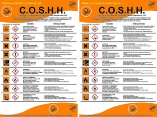 Picture of COSHH 2016 REGULATIONS SIGN (PACK OF 2 SIGNS)