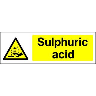 Picture of "Sulphuric Acid" Sign 