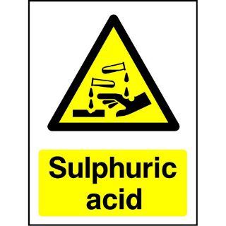 Picture of "Sulphuric Acid" Sign 