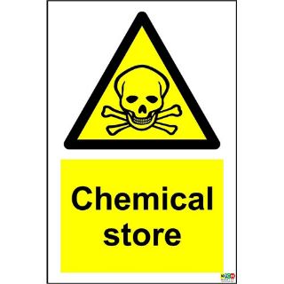 Picture of Warning Chemical Store Safety Sign