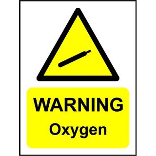 Picture of Warning Oxygen Sign
