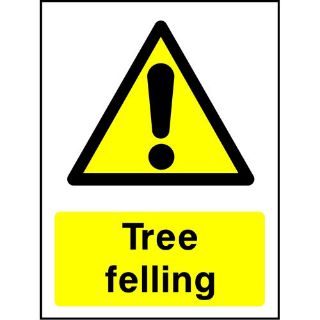 Picture of "Warning Tree Felling" Sign