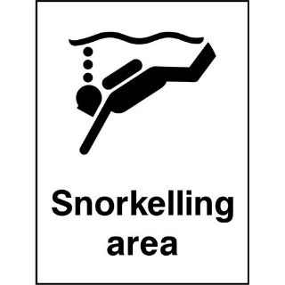 Picture of "Snorkling Area"Sign 