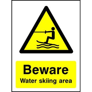 Picture of "Beware Water Sking Area" Sign