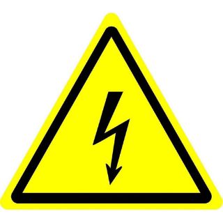 Picture of  International Warning, Electricity Symbol