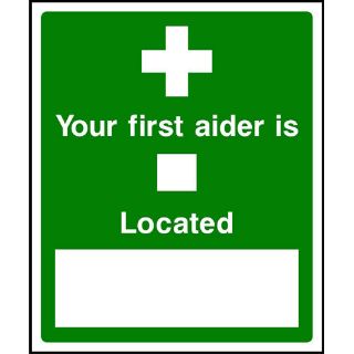 Picture of "Your First Aider Is Located 