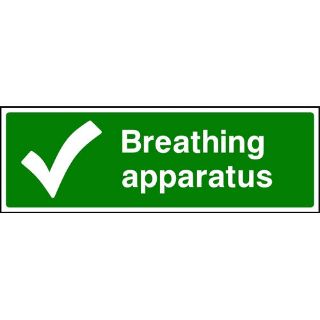 Picture of "Breathing Apparatus" Sign