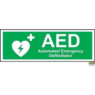 Picture of Aed Automated Emergency Defribrillator Sign 