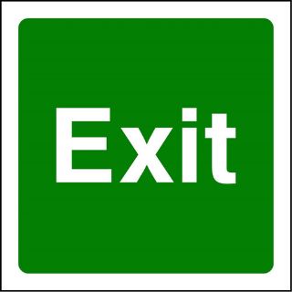 Picture of " Exit" Sign 