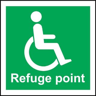Picture of Refuge Point Symbol Safety Sign 