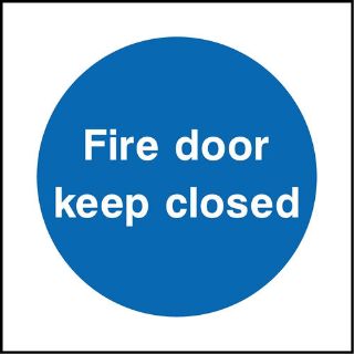 Picture of "Fire Door Keep Closed" Sign