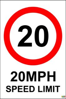 Picture of 20 mph Speed limit