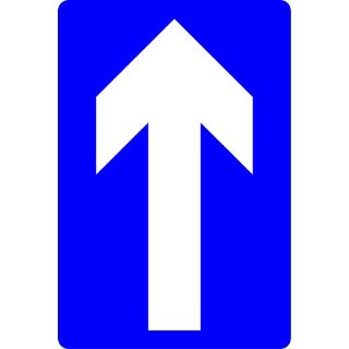 Picture of "One Way Road Sign" Sign 