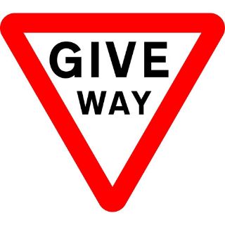Picture of "Give Way Road Sign" Sign 
